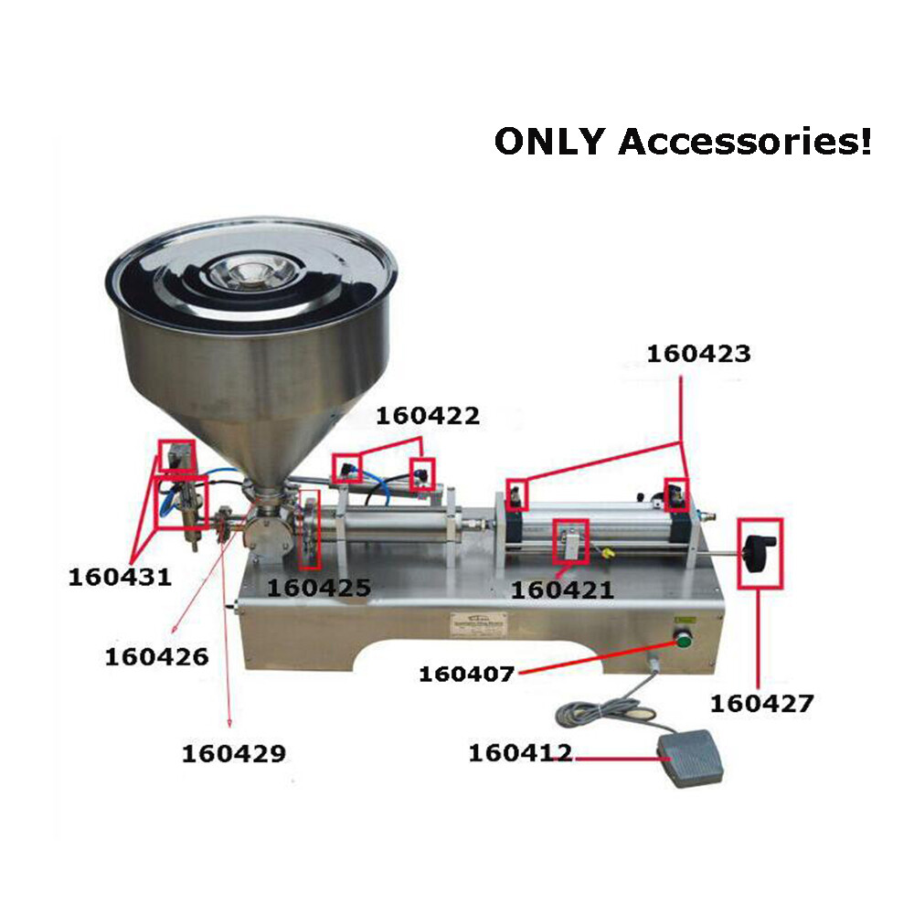 Various Gaskets Joint with Regulator Accessories forPaste Liquid Filling Machine