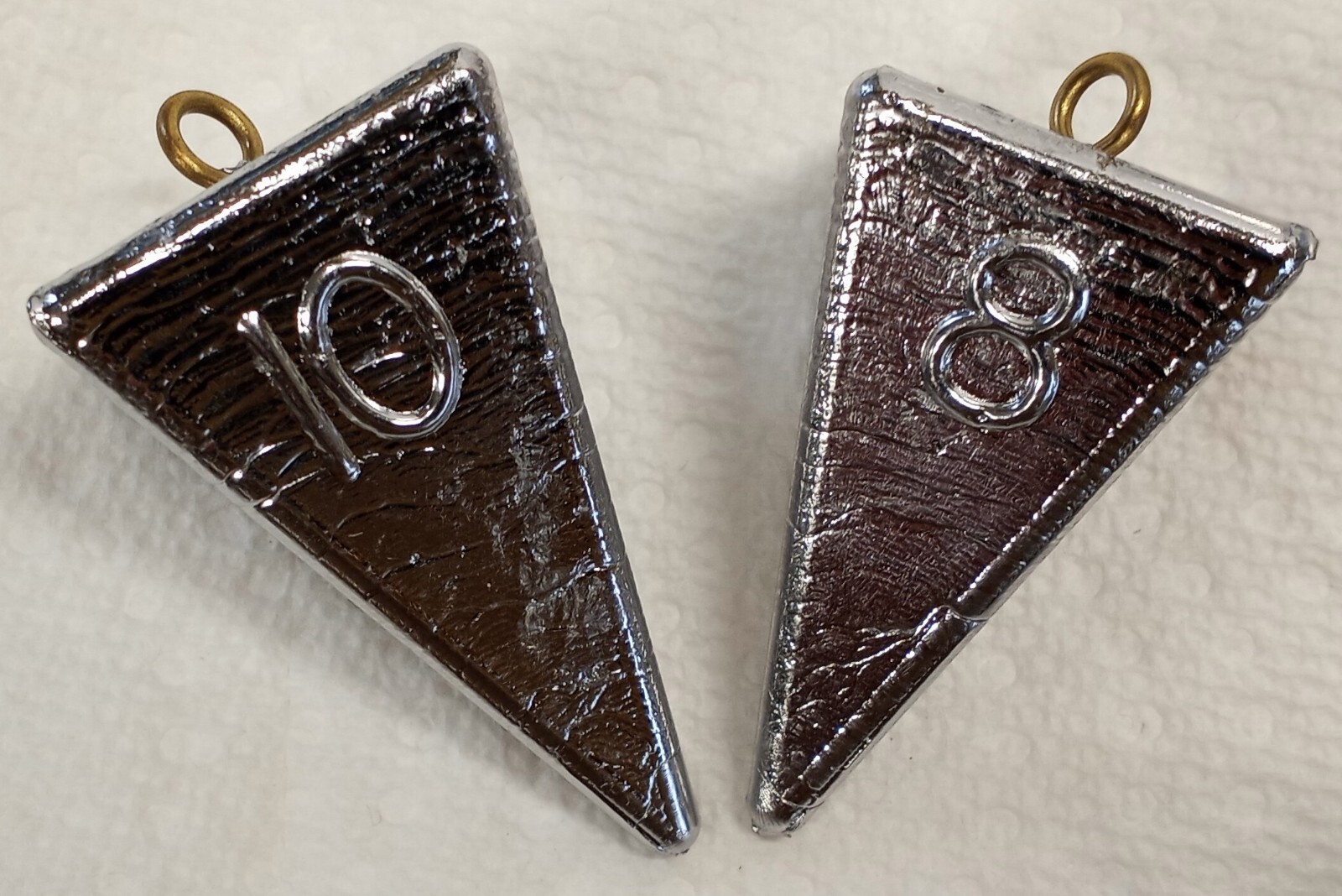 8 oz and 10 oz Combo Pyramid Sinker Production Mold ( 14 cavity ) Aluminum CNC