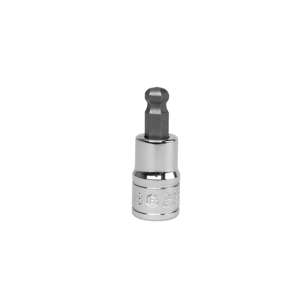 Genius Tools 3/8" Dr. 8mm Wobble Hex Bit Socket, 50mmL - 310+4148