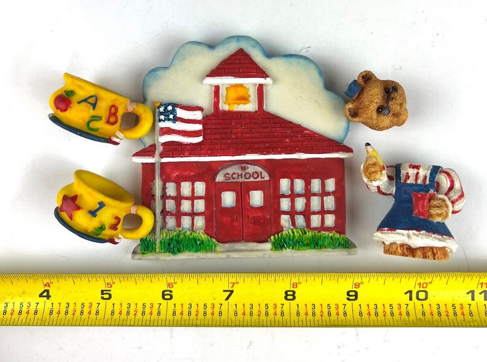 Decorative Miniature Mini Tea Set School Teacher Bear