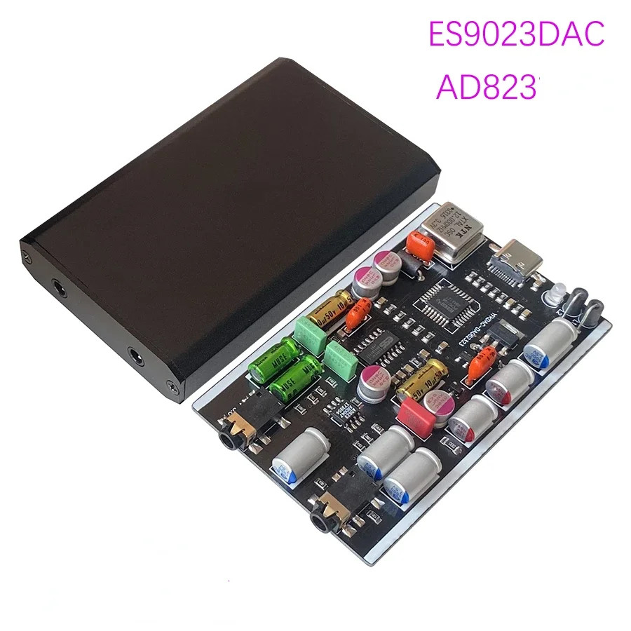 ES9023DAC Computer USB Sound Card Decoder 3.5mm Audio Output Support OTG