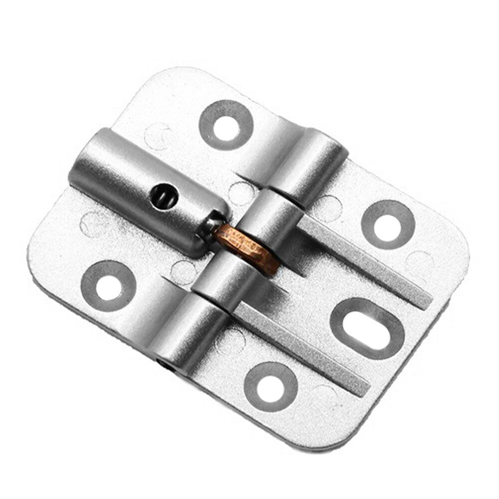 2Pcs Hinges Zinc Alloy Silver Adjustable Positioning Hinge Folding Butt Hinge