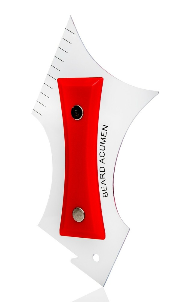 Beard Shaping Line Up Tool - Styling Template Guide for Perfect Edging