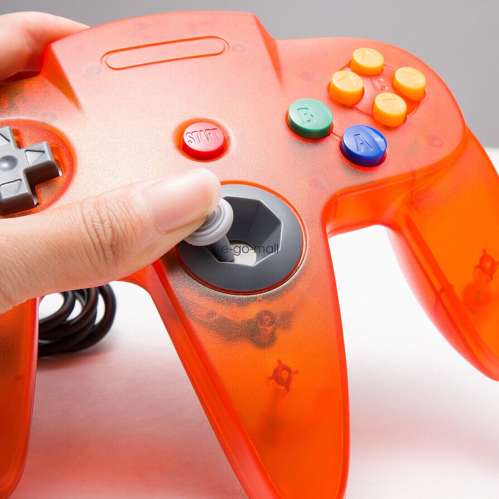 Classic N64 Wired Controller Joystick for Nintendo 64 Console/ Cable/Rumble Pak