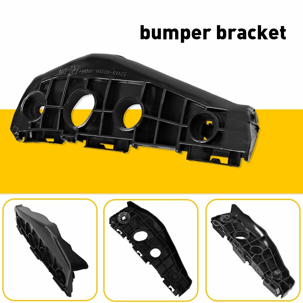 Pair Left+Right Side Bumper Support Bracket for 2009-2010 Corolla Toyota