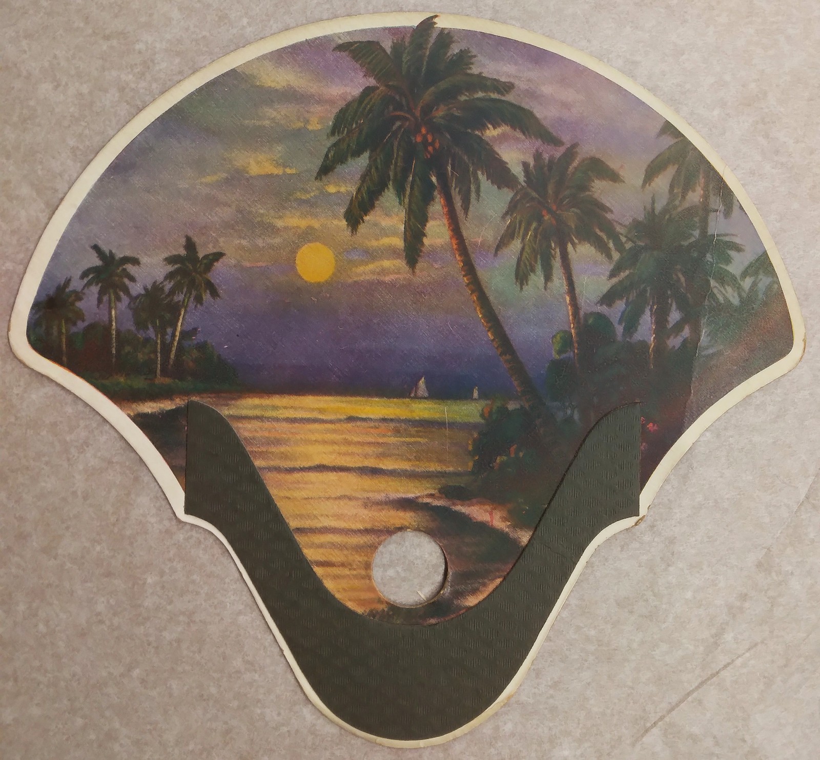 Kelly Tires Fleet-Wing Gas & Oil Comfy Hold ad fan, c1939