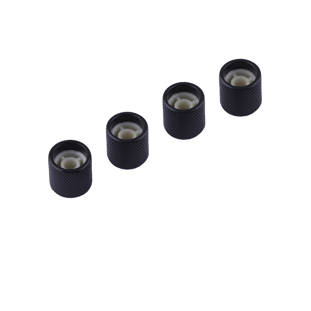 Guitar Speed Control Knobs Volume Tone Knobs for Fender Tele or Bass 4pcs Black
