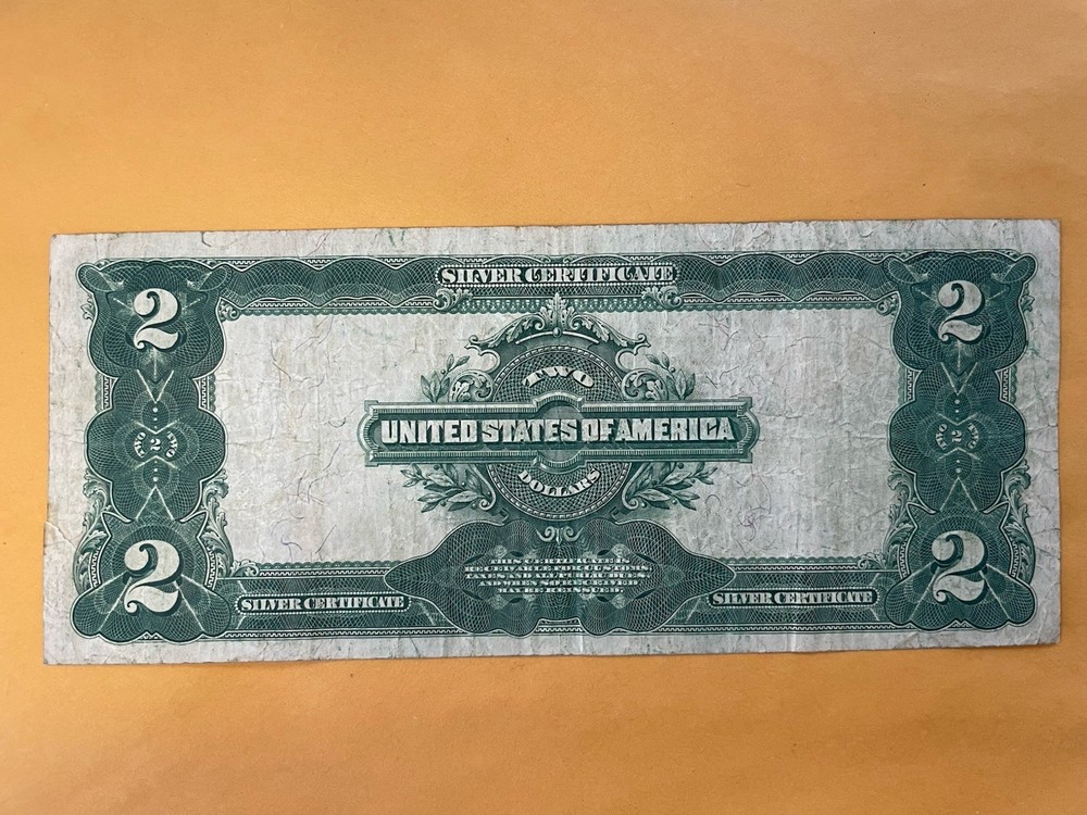 United States 1899 $2 Silver Certificate “Mini Porthole” Note
