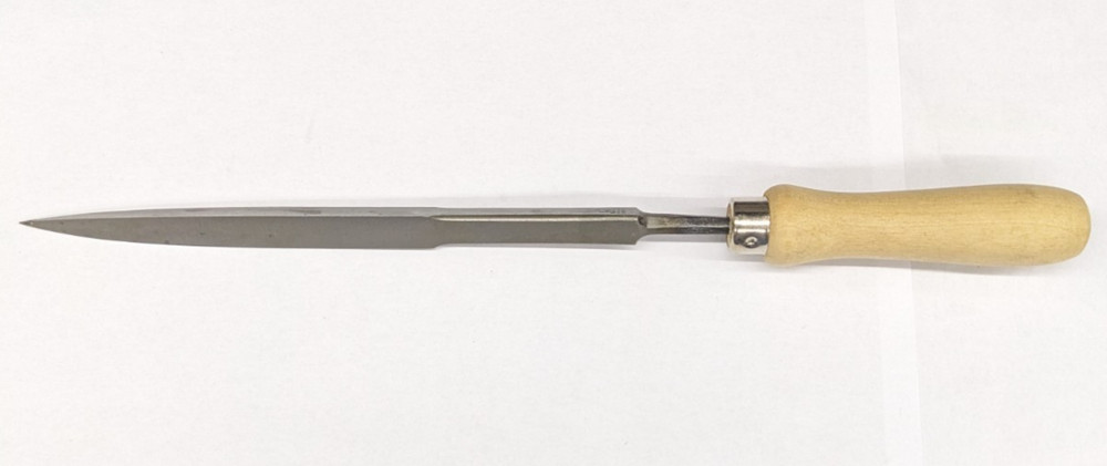 Collar Brand Three-Square Machinist's Triangular Scraper 4-3/4" Point - 3-Square