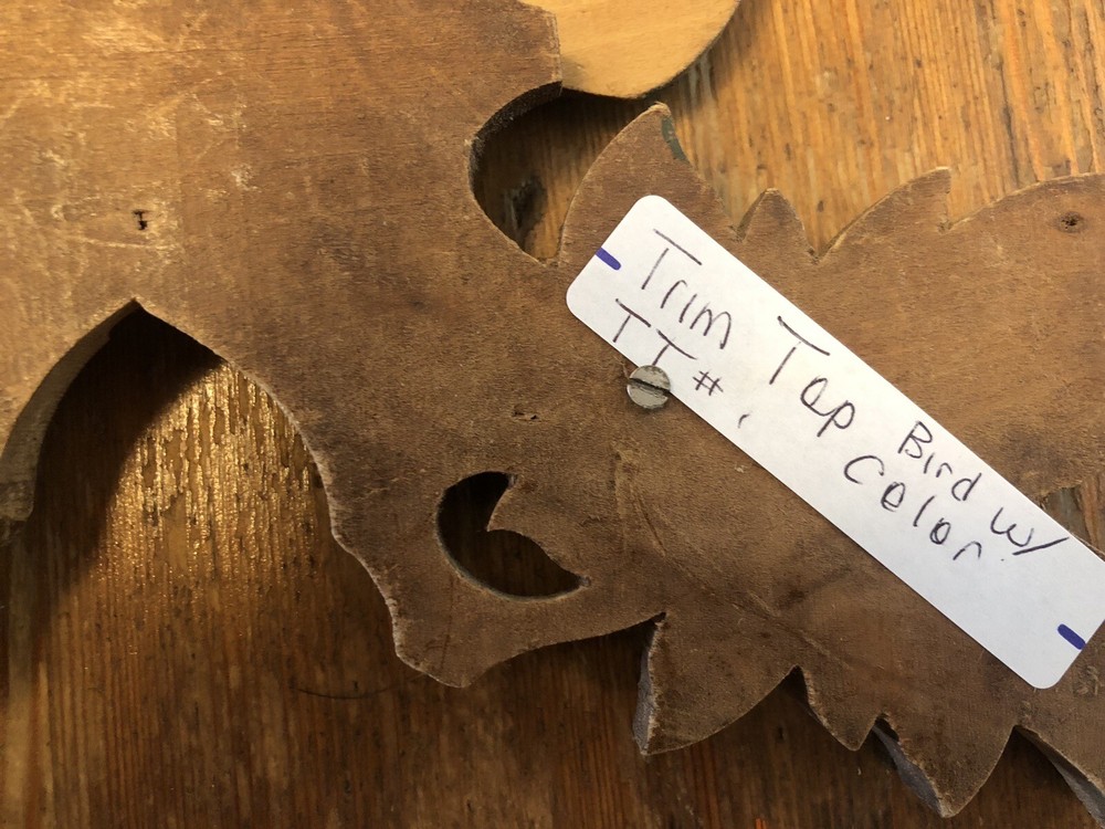 Vintage Black Forest Cuckoo Clock Front Trim-Topper