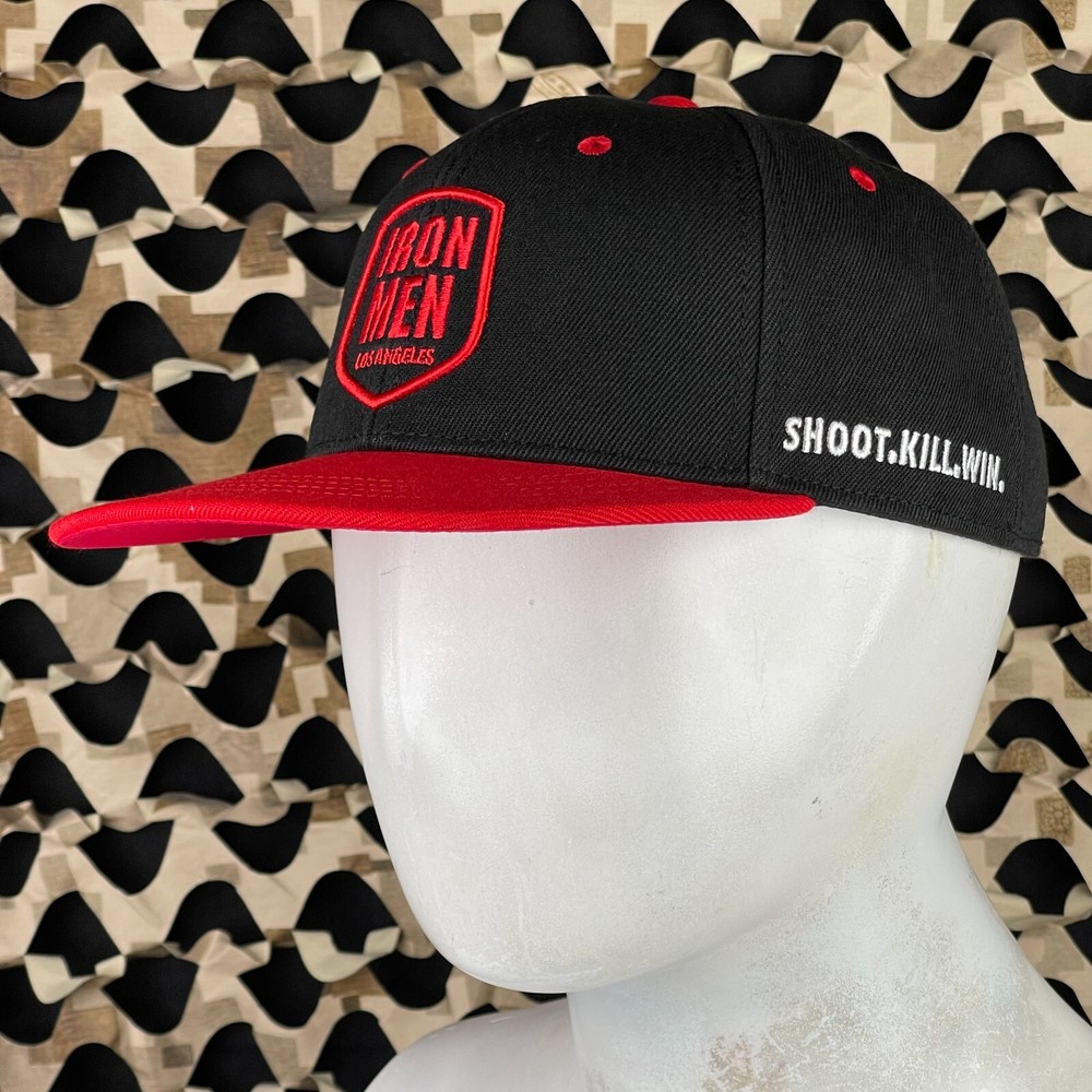 NEW Dye Ironmen Snap Back Hat - Black/Red