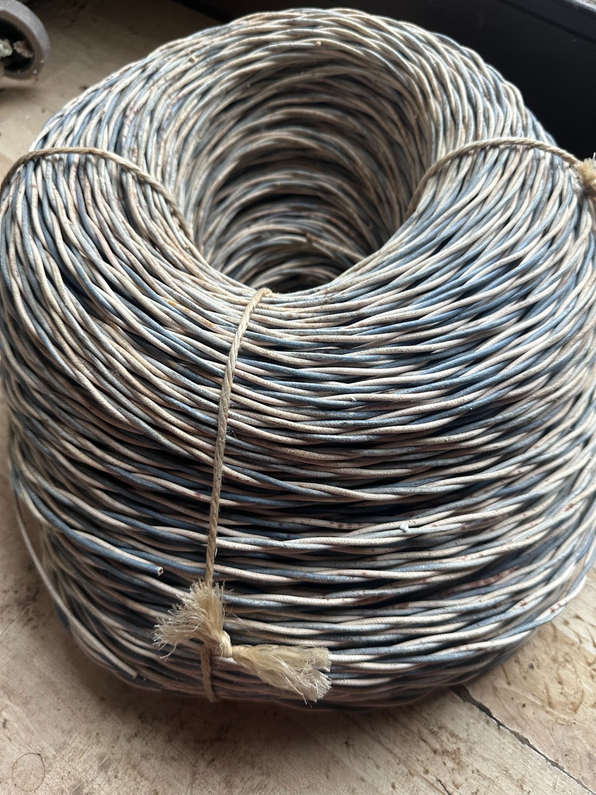 100 m Siemens 328 ft. 2 * 1 mm wire vintage 1940ies speaker cable vintage