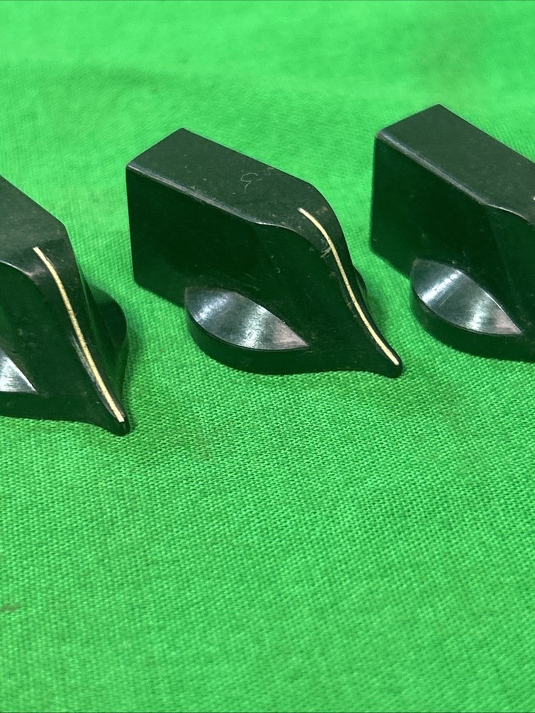 Vintage Chicken Head Knobs Bakelite 1.25" Amp Guitar Matched Set 4 No Screws