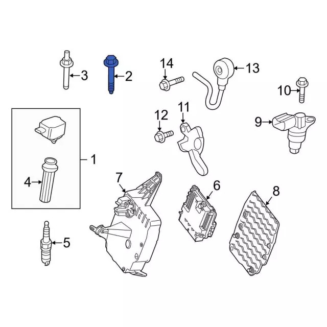 Ignition Coil Bolt PACK OF 4