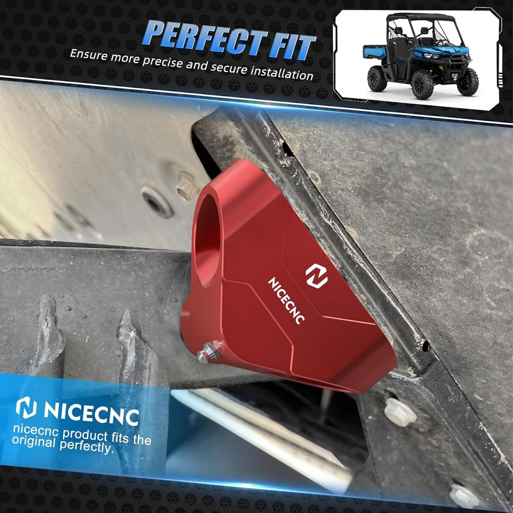 NICECNC Dump Bed Hinges Support Pivot For Can-Am Commander 1000R Max 2021-2023
