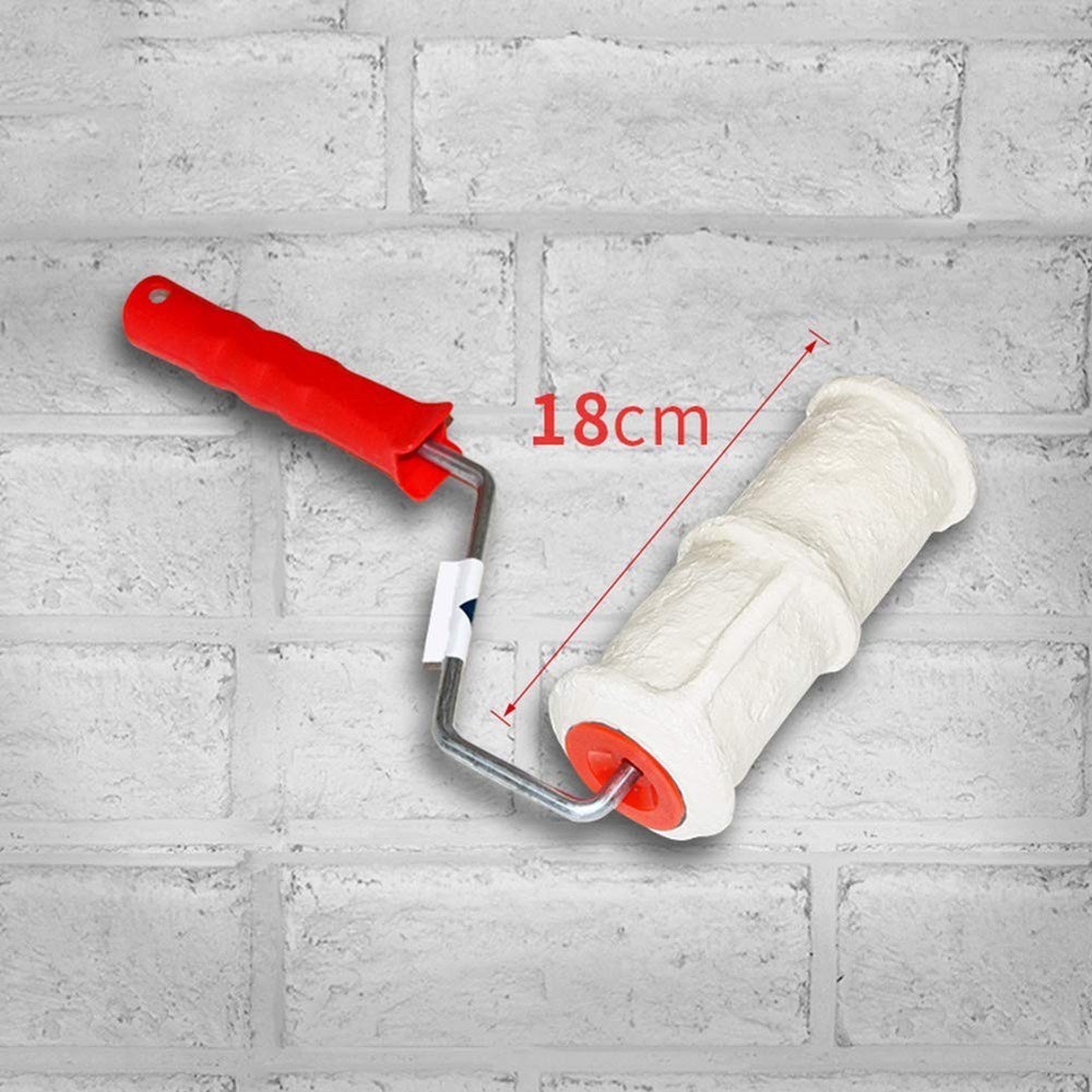 8 Inch Brick Embossing Roller for Wall Decoration, Imitation Brick Pattern Em...