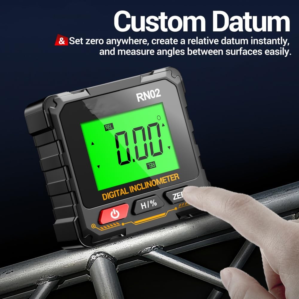 Diymore Magnetic Digital Angle Finder with Electronic Light Point Indicator S...