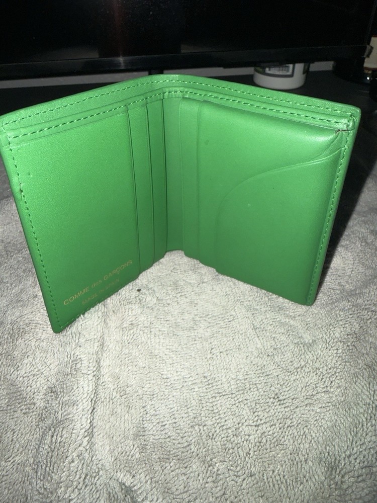 Comme Des Garçons Wallet embossed leather wallet