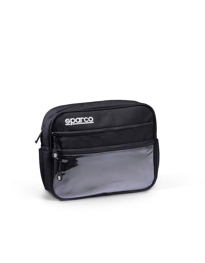 Sparco Co-Driver Plus Backpack Bag Multiple Storage Pockets Black