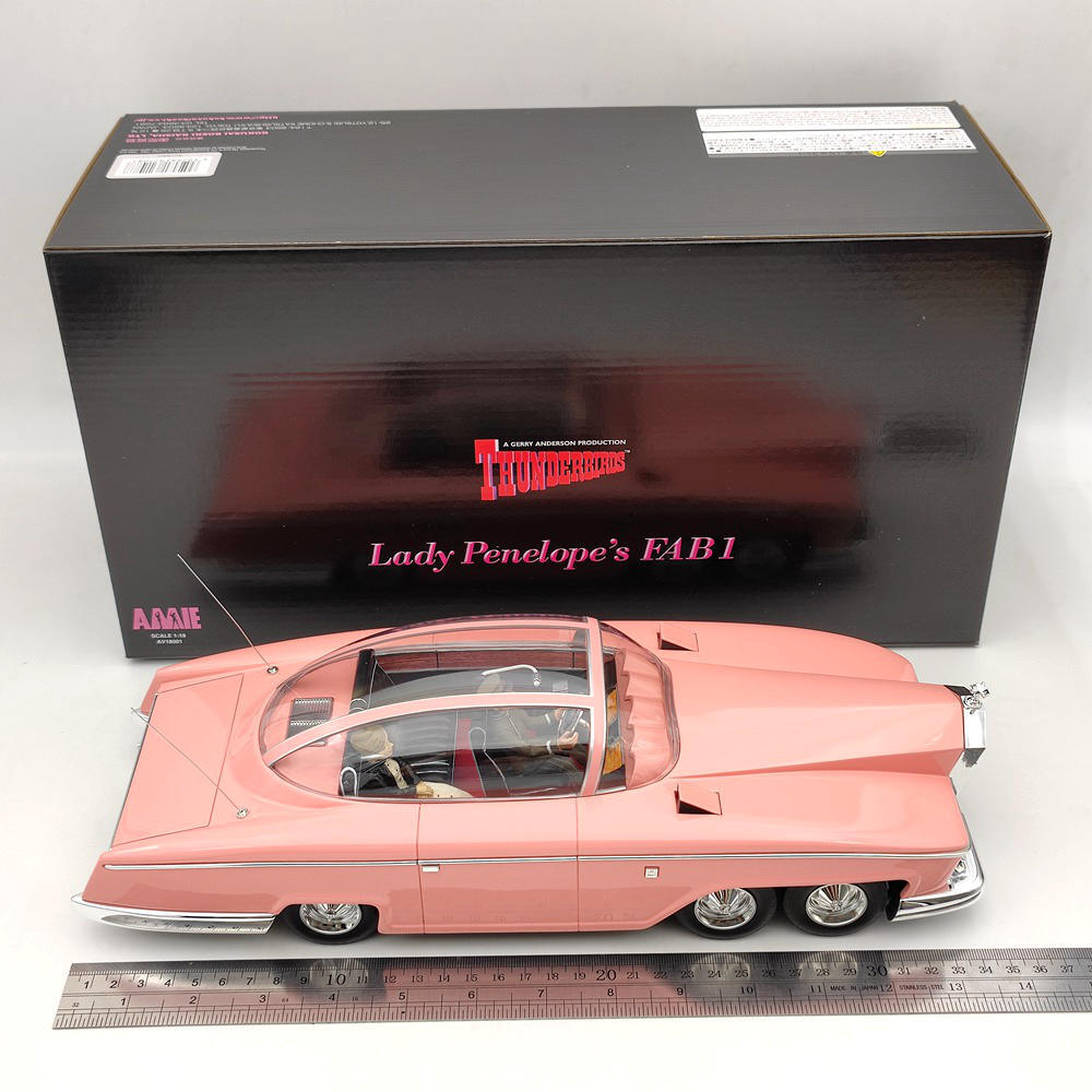 1/18 AMIE Rolls Royce Lady Penelope's Thunderbirds FAB 1 Resin Models Car Gifts