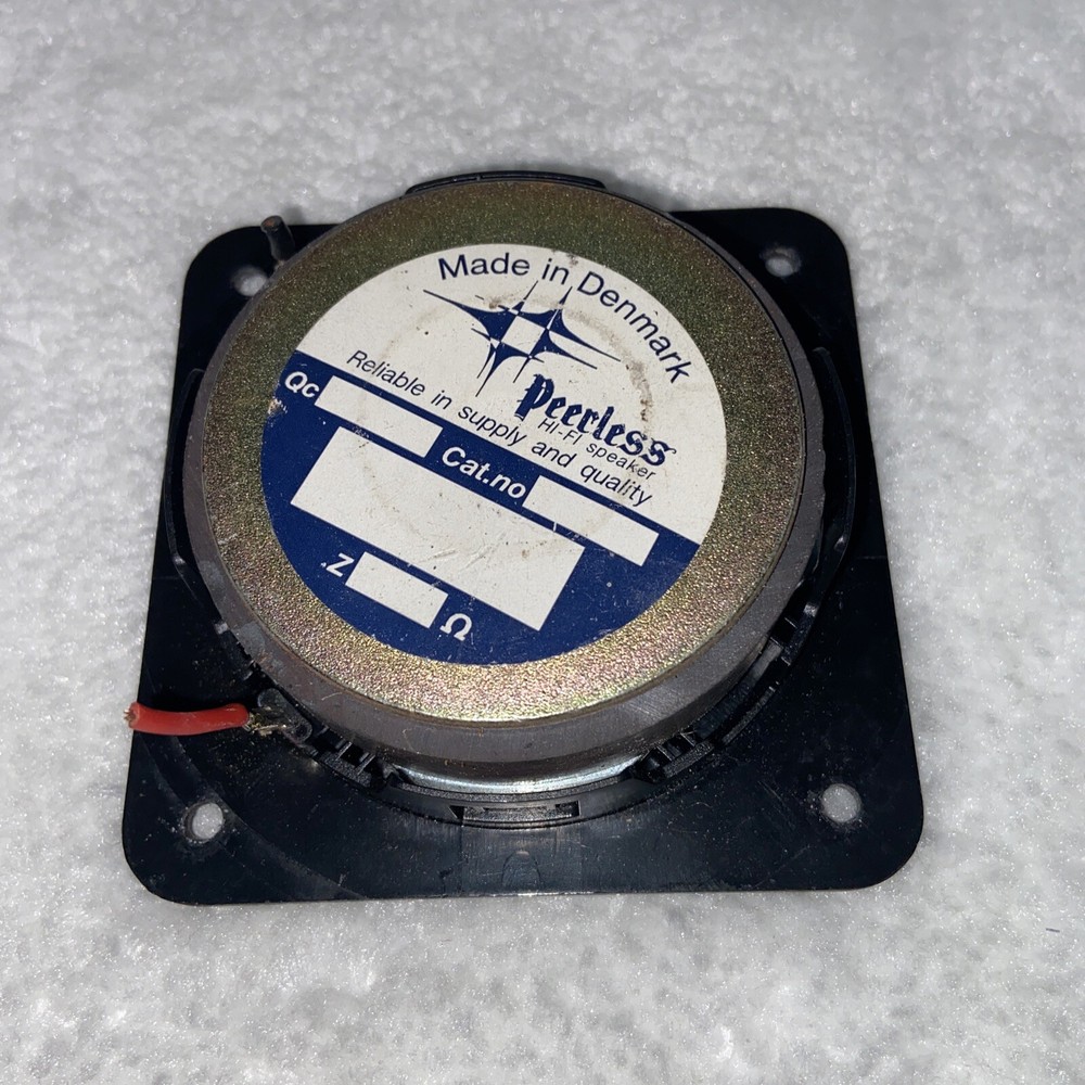 1 ) Peerless Dome Tweeter Speaker 3 . 5/8"