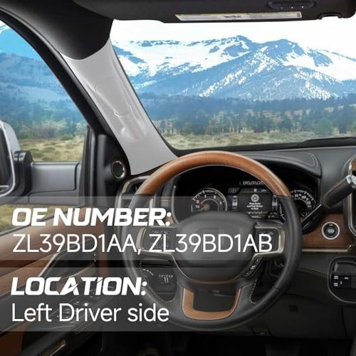 A-Pillar Trim Interior Handle Compatible with Dodge Ram Left Driver Side Yellow