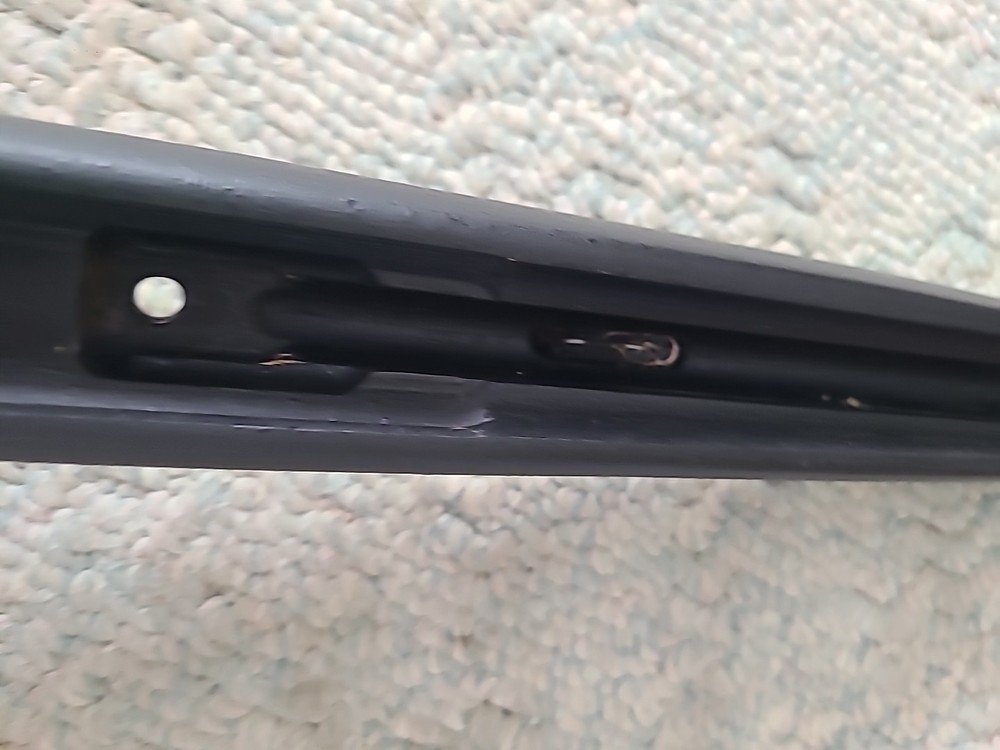 Knight Black Knight Muzzleloader Solid Black Stock With Buttpad Sling Swivels