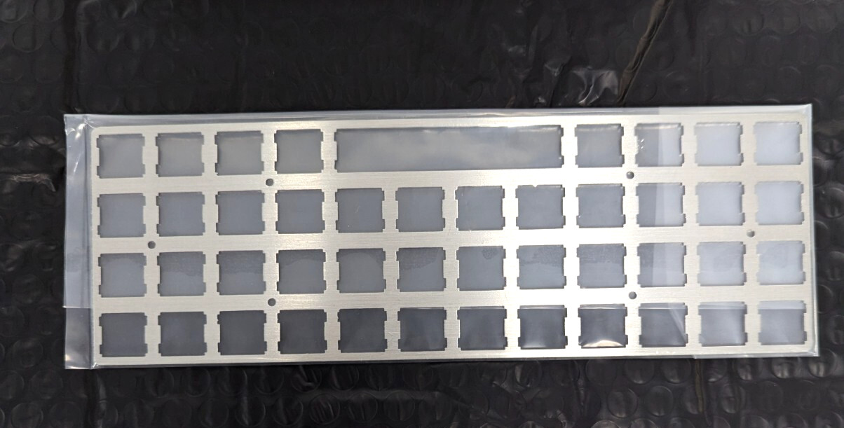 Drop+ OLKB Planck REV6 High-Pro Acrylic MX Compatible Plate No Keycaps/Switches
