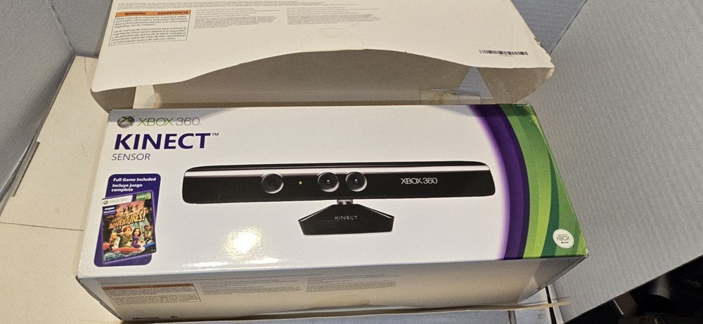 Microsoft Xbox 360 Kinect Sensor in Box with 3 games