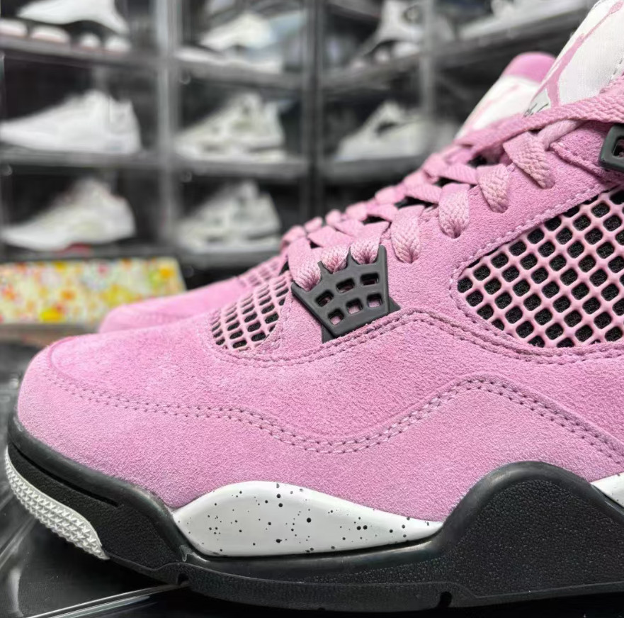Jordan 4 "Orchid" Mid Top Retro Women's and Men's Basketball Shoes US 5-12