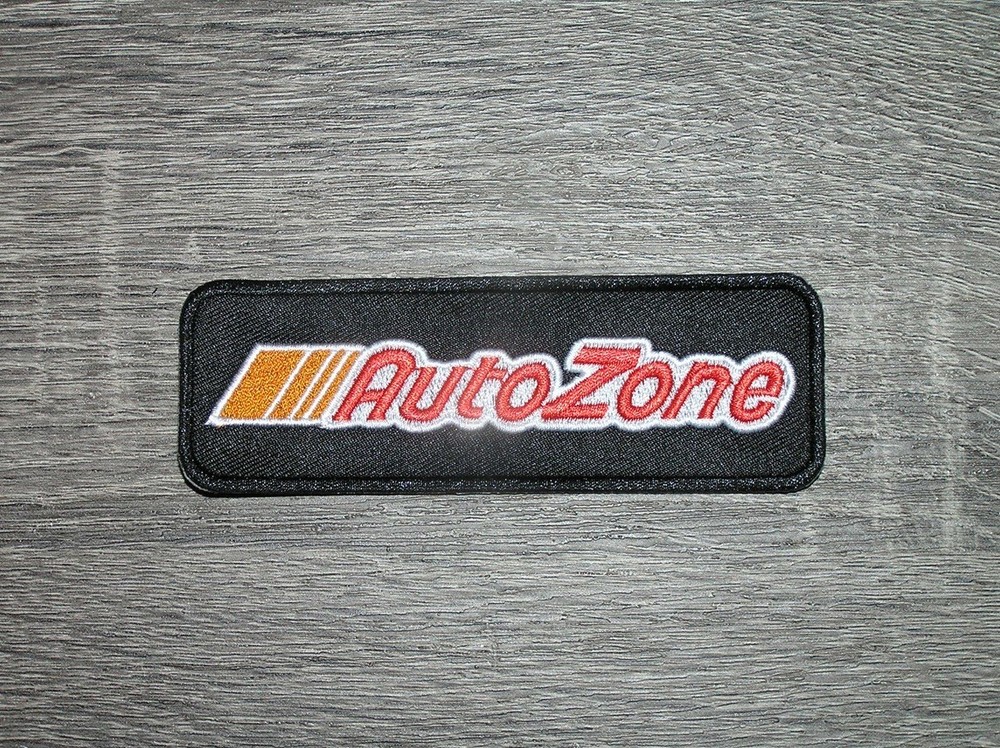 AutoZone Embroidered Iron On Patch 4.5" x 1.5"