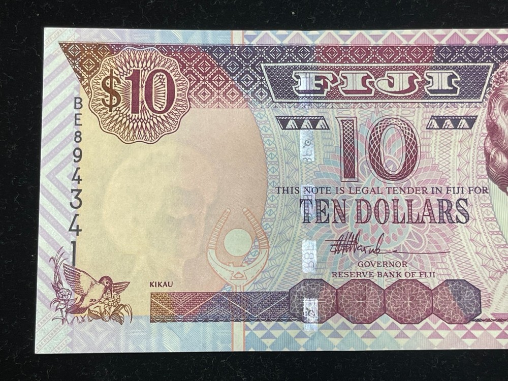 Fiji 10 Dollars Banknote
