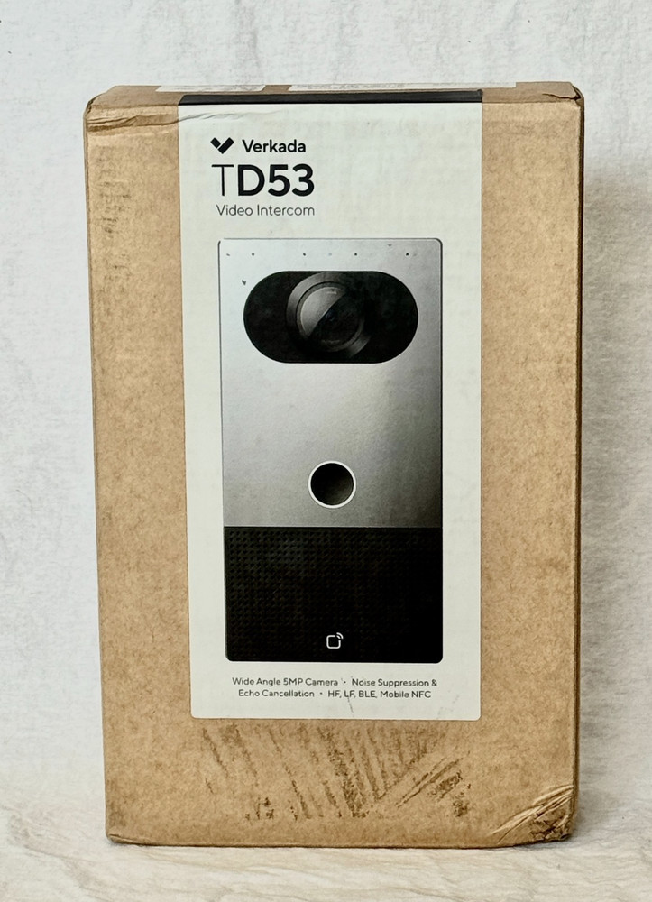 Verkada TD53 Video Intercom NEW_SEALED_VERIFIED UNCLAIMED