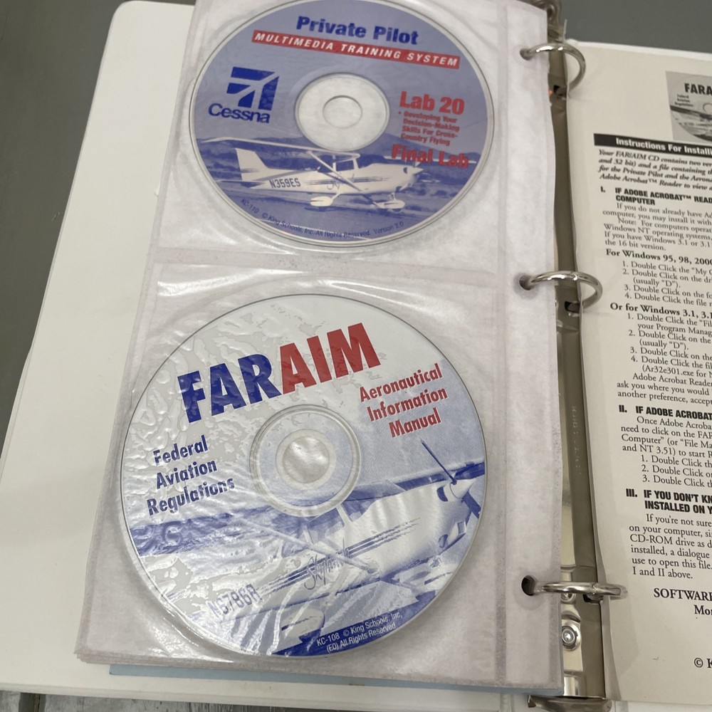 Cessna Private Pilot Cleared For Take Off Multimedia Training 31 Computer Discs