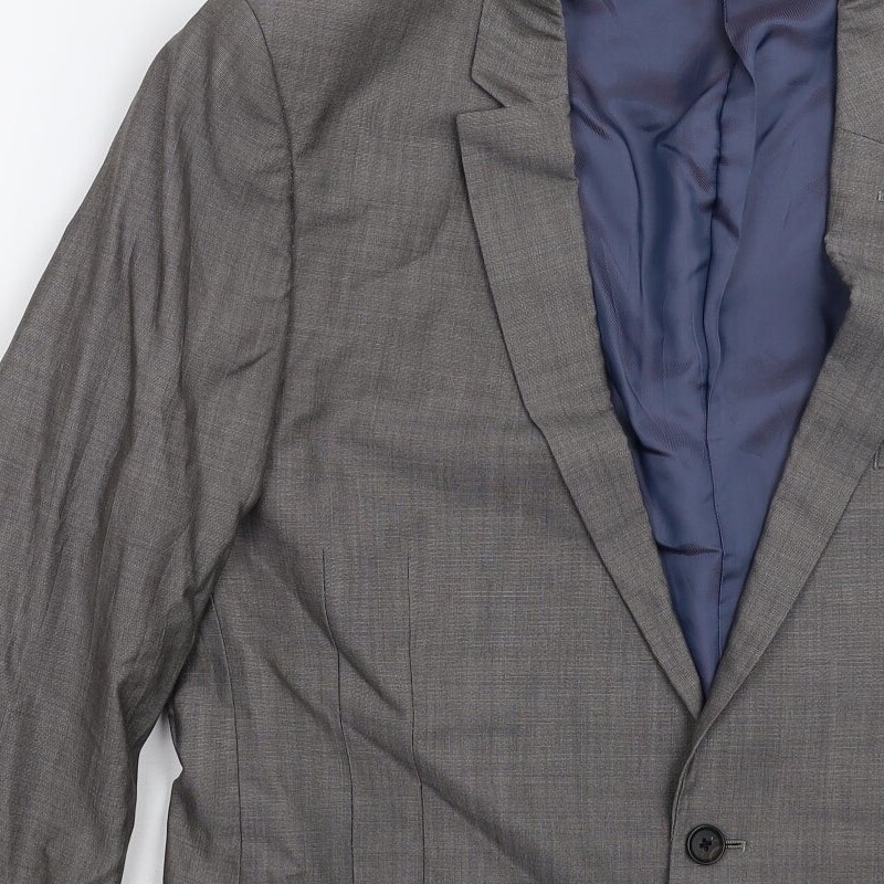 NEXT Mens Grey Wool Blend Suit Jacket Size 44