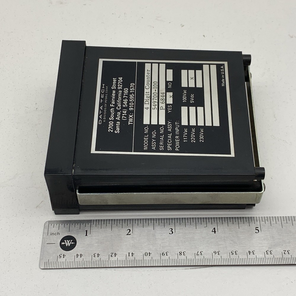 DataTech 549700-100 4-Digit Display Counter Module