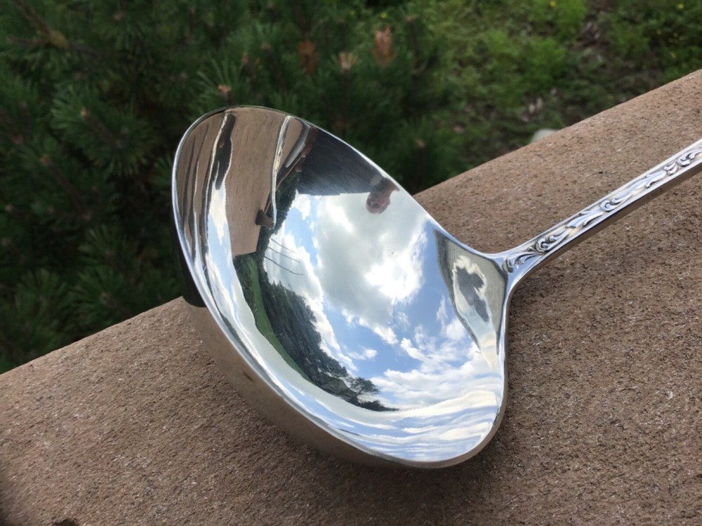 WEBSTER PATTERN SILVERPLATE 10 3/4” LADLE1900 SIMEON L. & GEORGE H. ROGERS