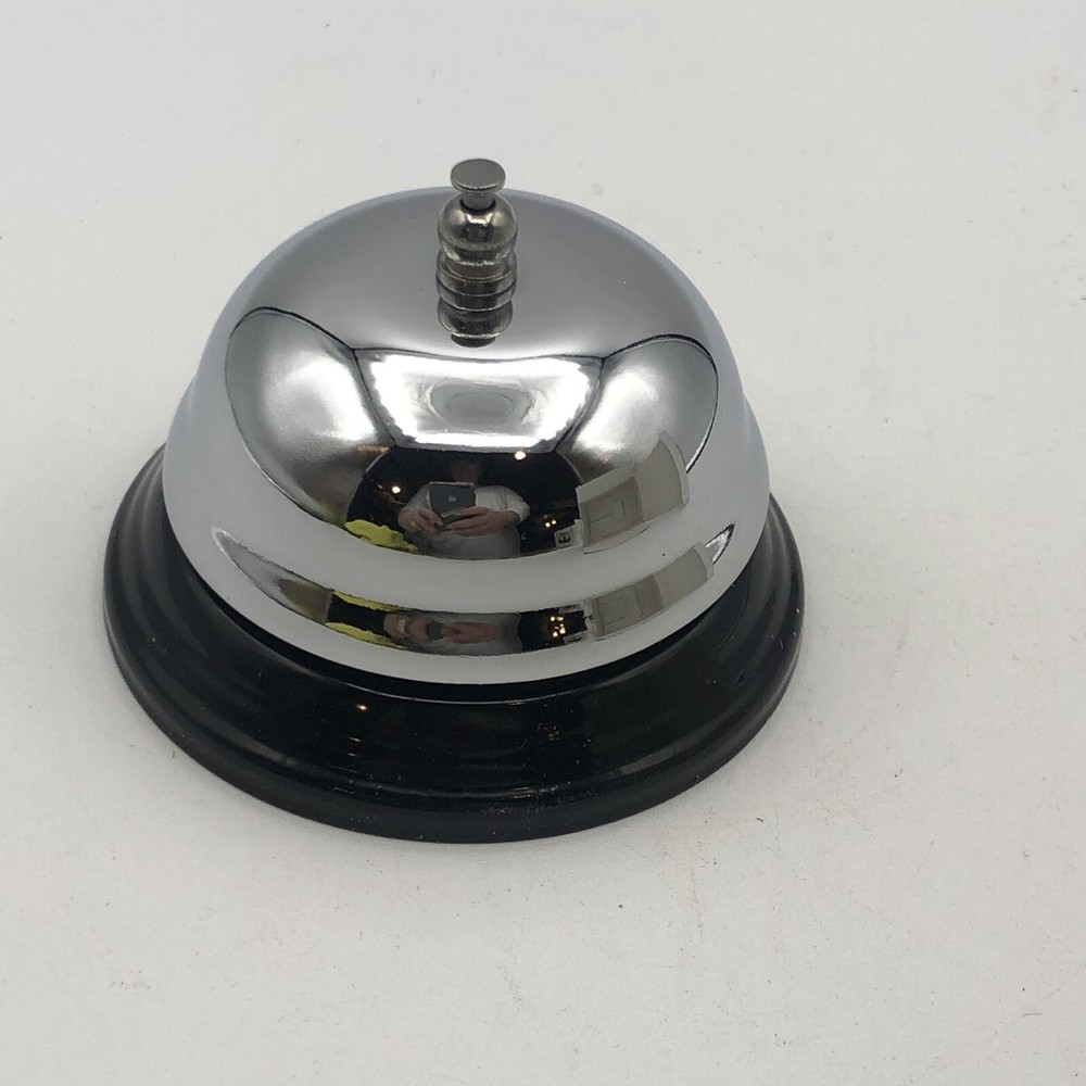 Tar Hong Table Bell Chrome Plate NOS NIB