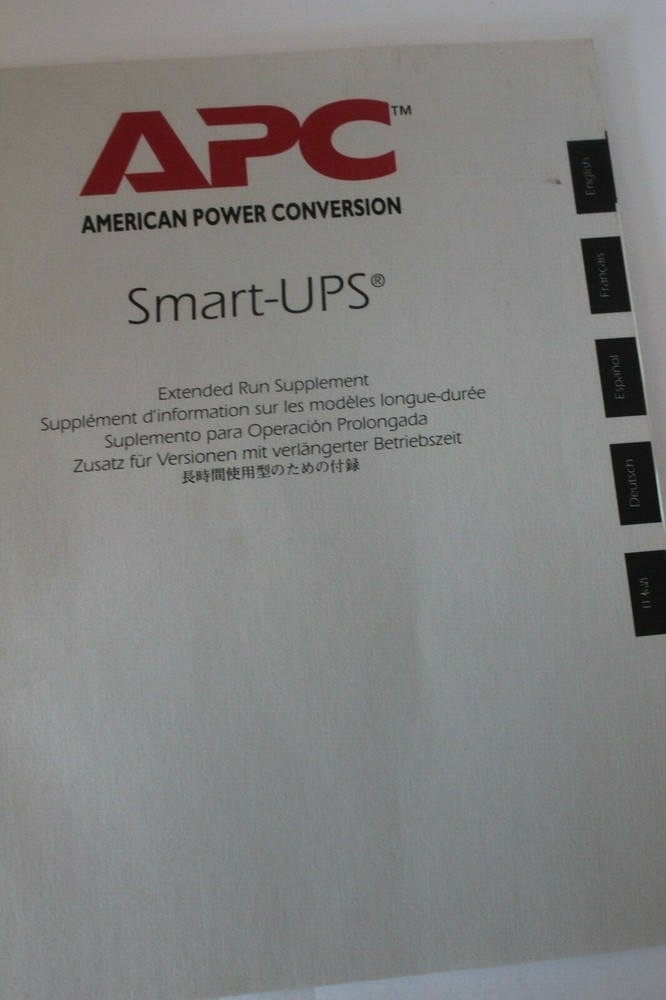 APC Smart-UPS User's Manual