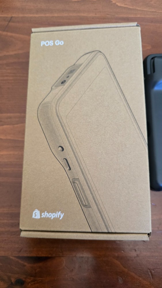 Shopify POS Go Terminal S2001 Card Reader, Case, & Barcode Scanner - Working