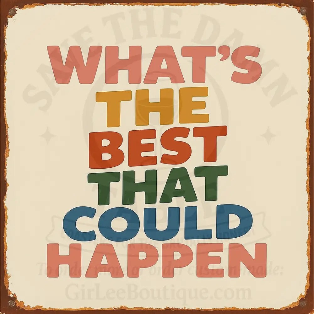 Handmade Coaster: Expect the Best, Prepare for Chaos