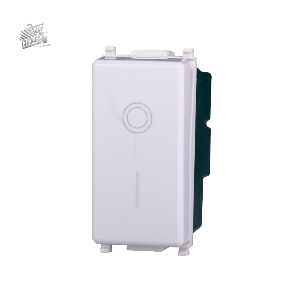 2P 16A White Compatible Vimar Plana 0402 Bipolar Switch