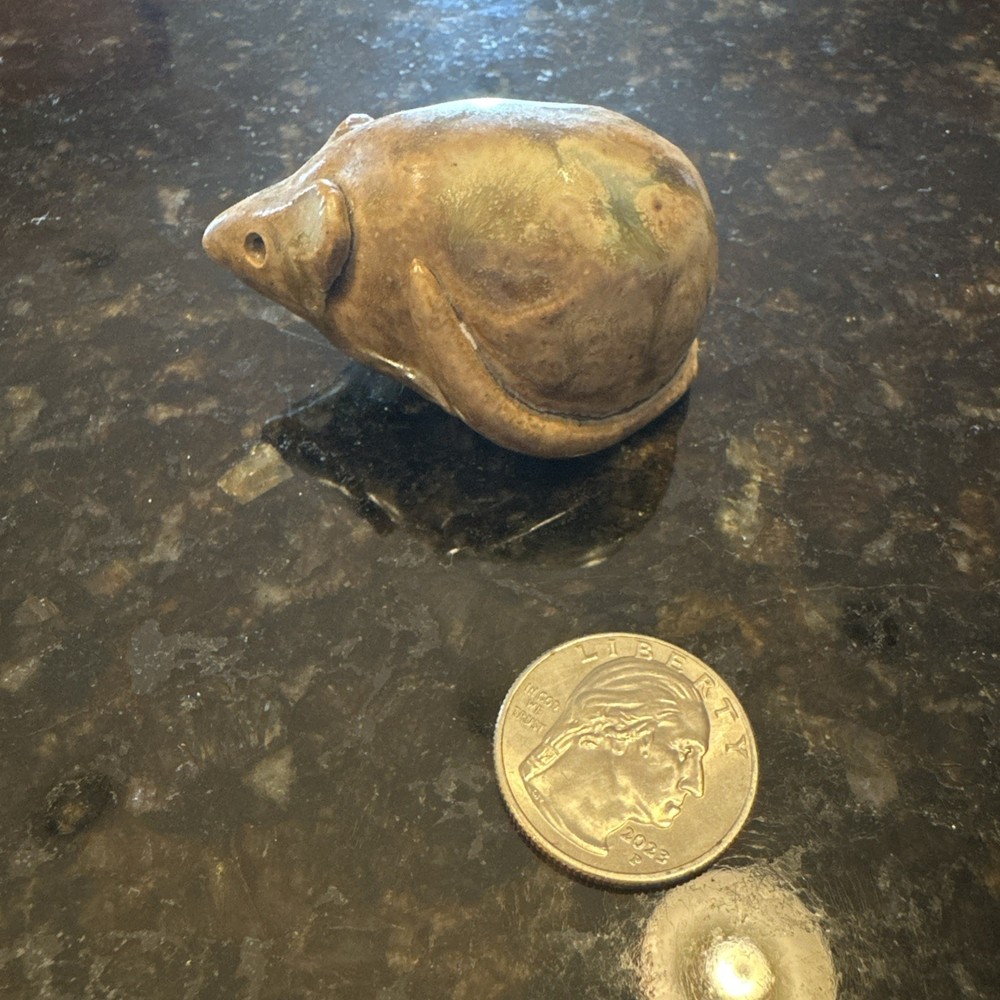 Pottery Mouse Whistle Miniature Really Neat Collectible