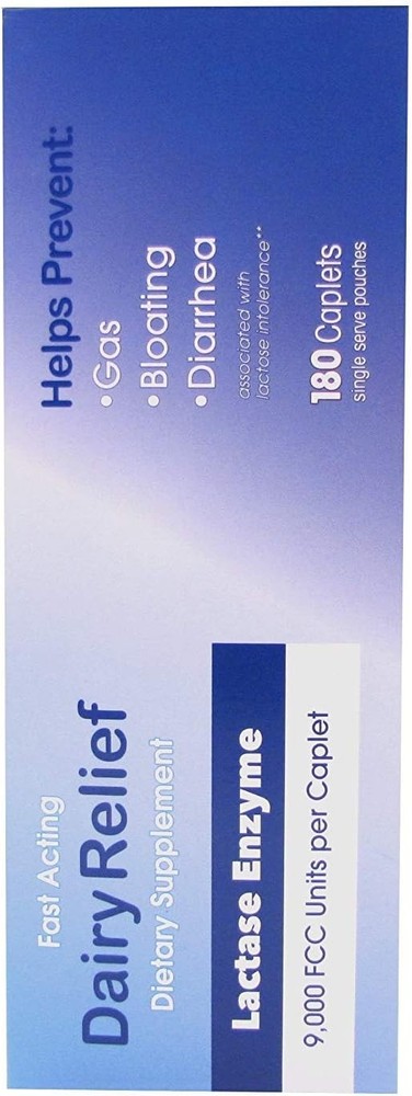 Quick Relief for Lactose Intolerance, 180 Pack