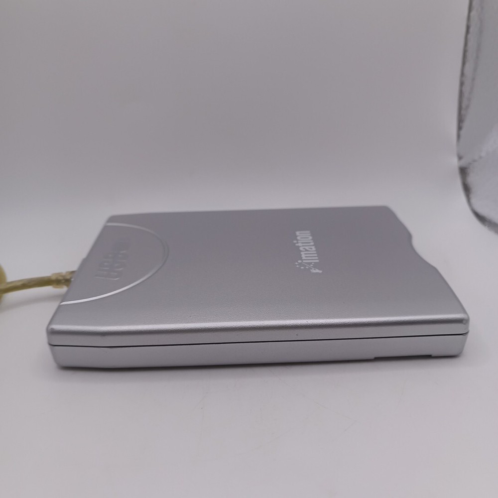 Imation Smart Disk Mitsumi D353FUE USB External Floppy Disk Drive Silver Tested
