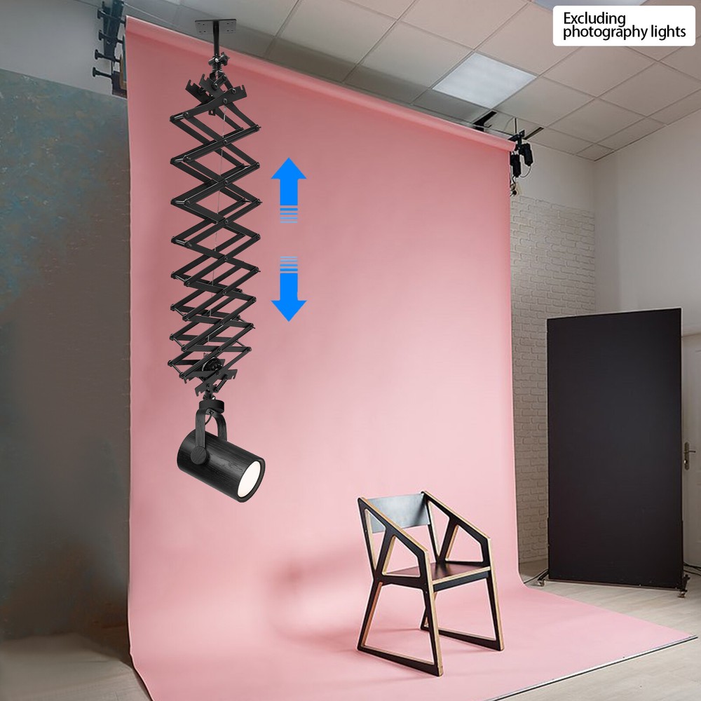 Adjustable Photography Ceiling Rail with Durable Support and Safety Features