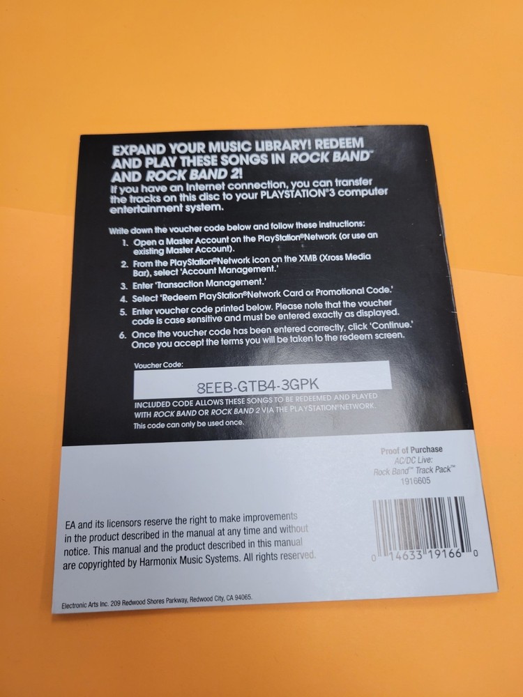 PS3 Manual AC/DC Live