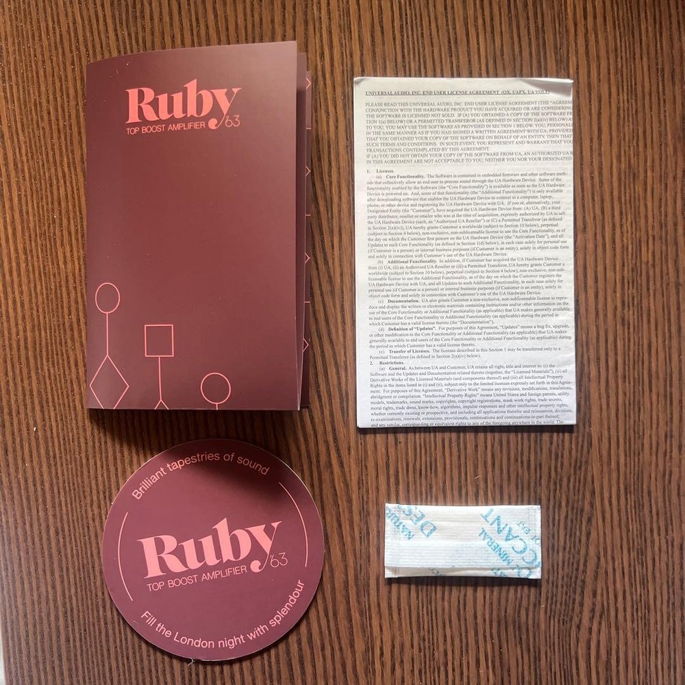 UAFX Ruby '63 Top Boost Amplifier 318150