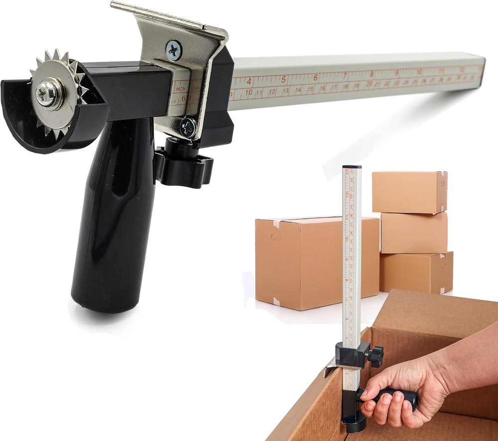 Box Resizer Tool with Scoring Wheel - Cardboard Box Reducer to Customize Shippin