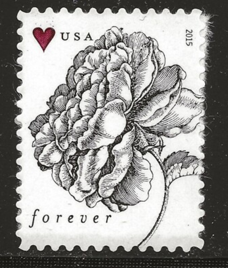 WEDDING VINTAGE ROSE Sheet of 100 Forever Stamps MNH #4959 INVITATIONS 2015